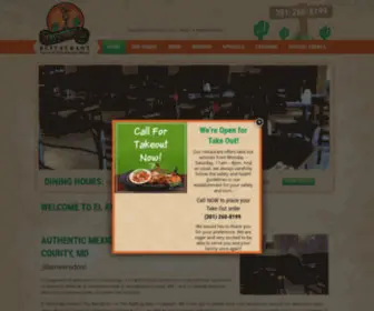 Elandariegomexicanrestaurant.com(El Andariego Restaurant) Screenshot