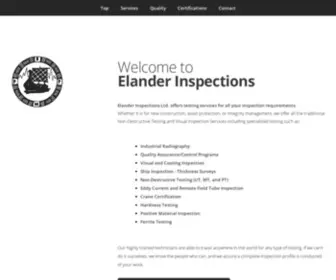 Elanderinspection.ca(Elander Inspections Ltd) Screenshot