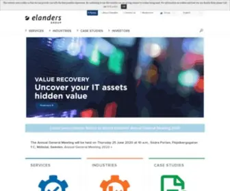 Elanders.com(Elanders) Screenshot