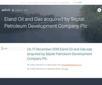 Elandoilandgas.com(Eland Oil & Gas) Screenshot