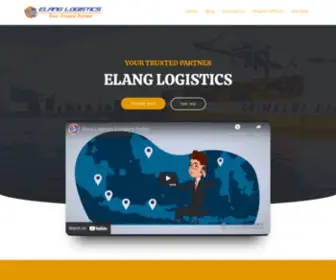 Elang-Logistics.com(Elang Logistics) Screenshot