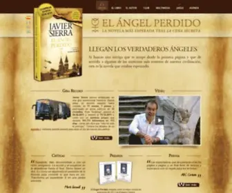 Elangelperdido.com(Javier Sierra :: El Ángel Perdido) Screenshot