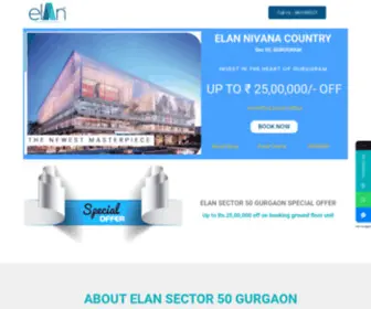 Elangroupsector50Gurgaon.com(Elan Sector 50 Gurgaon) Screenshot