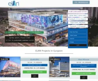 Elangurugram.com(Elan Group Pvt Limited) Screenshot