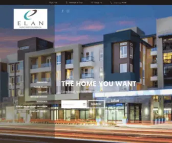 Elanhb.com(Elan Huntington Beach Official Site) Screenshot