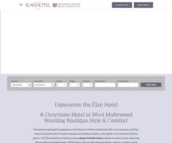 Elanhotel.com(Lowest Rate Guarantee when Booking Direct) Screenshot