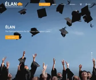 Elanloans.com(Overseas Education Loans) Screenshot