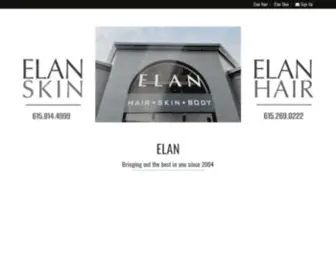 Elannashville.com(Elan Hair & Skin Nashville) Screenshot