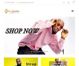 Elansignature.com(Men formal shirts) Screenshot