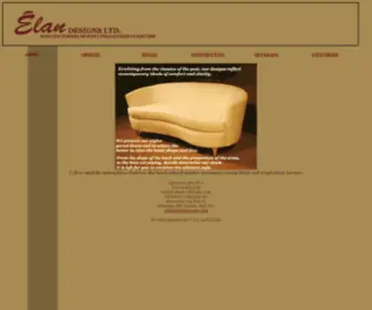 Elansofas.com(Elan Designs Ltd) Screenshot