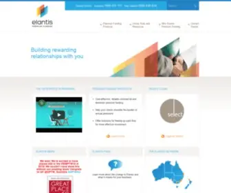 Elantis.com.au(Elantis Premium Funding) Screenshot
