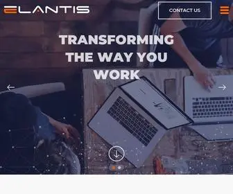 Elantis.com(Save development costs with configurable and low code technology from Elantis Solutions) Screenshot