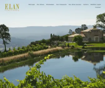 Elanvineyards.com(Elan Vineyards) Screenshot