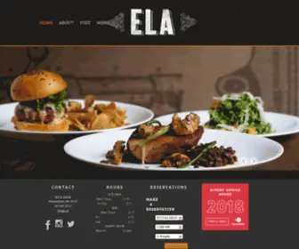 Elaphilly.com(Ela Restaurant & Bar) Screenshot