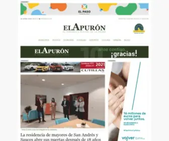 Elapuron.com(Periódico digital de la isla de La Palma (Islas Canarias)) Screenshot