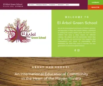 Elarbolgreenschool.org(El Arbol Green School) Screenshot