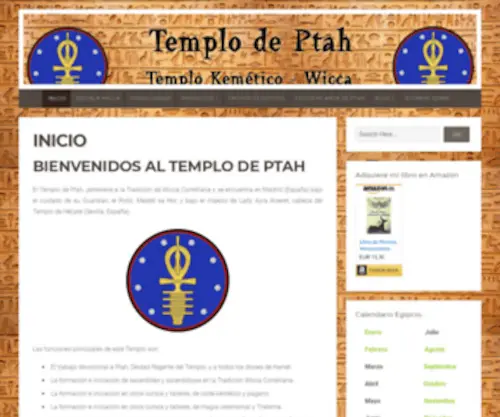 Elarcadeptah.es(El arca de Ptah) Screenshot