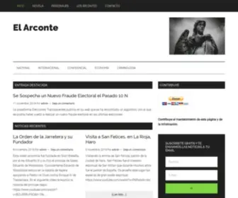 Elarconte.com(El Arconte) Screenshot