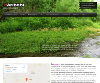 Elaribabi.com(El Aribabi Conservation Ranch) Screenshot