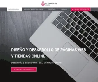 Elarmadilloonline.es(Creamos tu estrategia de marketing online) Screenshot