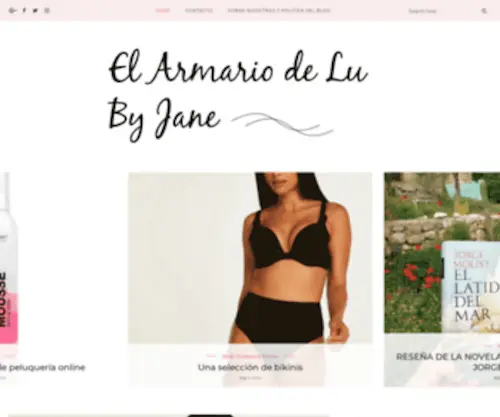 Elarmariodelubyjane.com(El armario de Lu by Jane) Screenshot