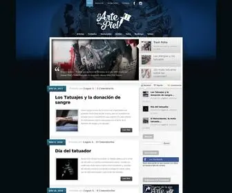 Elartedelapiel.com(Tattoo Blog) Screenshot