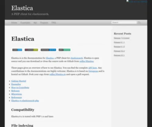 Elastica.io(Elastica) Screenshot