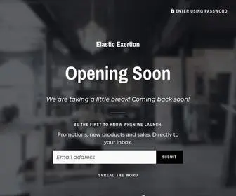 Elasticexertion.com(Elastic Exertion) Screenshot