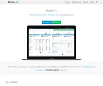 Elastichq.org(ElasticHQ) Screenshot