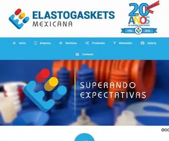 Elastogaskets.com.mx(Elastogaskets Mexicana) Screenshot