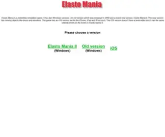 Elastomania.com(Elasto Mania Home) Screenshot