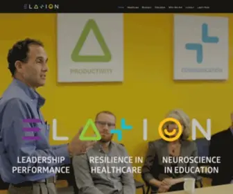 Elation.com(Business consulting services) Screenshot