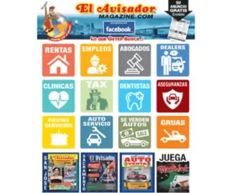 Elavisadormagazine.com(El Avisador Magazine) Screenshot