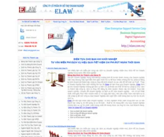 Elaw.com.vn(Chuyên Đăng Ký Thành Lập Doanh Nghiệp) Screenshot