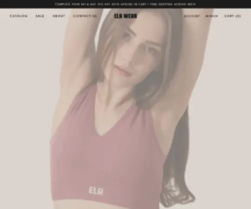 Elawear.com(Ela Wear) Screenshot