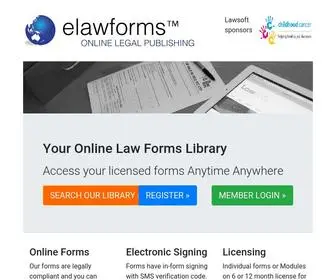 Elawforms.com.au(elawforms) Screenshot