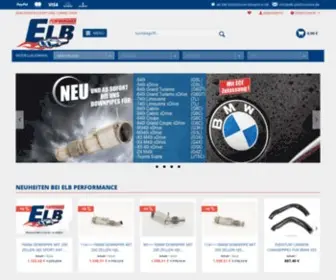 ELB-Performance.de(Sportauspuff und Downpipe billiger online kaufen I ELB PERFORMANCE) Screenshot