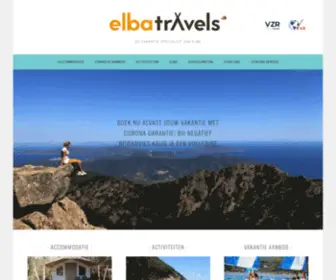 Elba-Travels.com(De vakantie specialist van elba) Screenshot