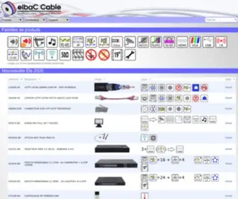 Elbac.fr(ElbaC Cable : Fabricant de câbles courants faibles) Screenshot