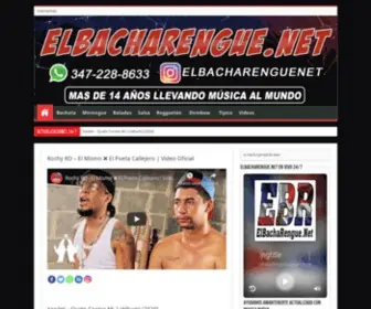 Elbacharengue.net(La Web Oficial De La Bachata Y El Merengue) Screenshot