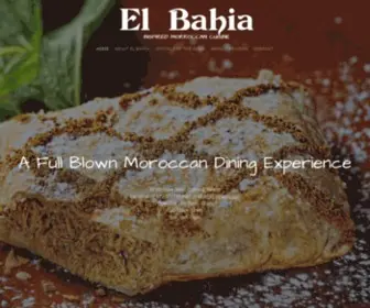 Elbahia.com(El Bahia Restaurant) Screenshot