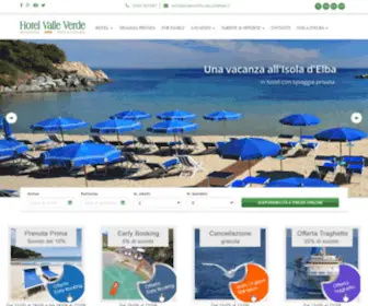 Elbahotelvalleverde.it(Hotel 3 Stelle a Procchio sull'Isola d'Elba) Screenshot
