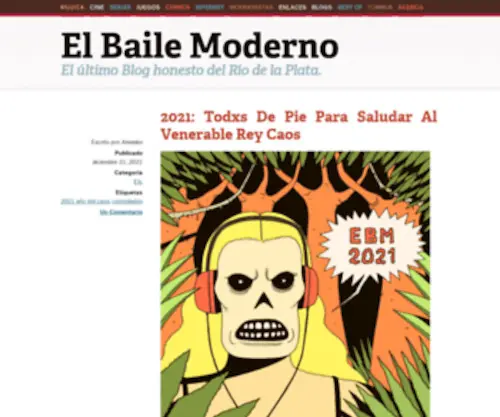 Elbailemoderno.com(El Baile Moderno) Screenshot