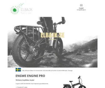 Elbajk.se(Elcyklar hos) Screenshot