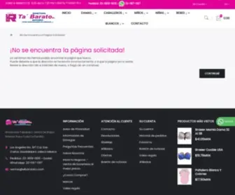 Elbaratero.com(Boneteria TaBarato) Screenshot