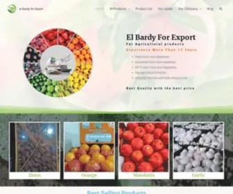 Elbardyforexport.com(El Bardy for Export) Screenshot