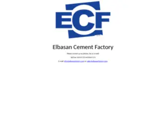 Elbasanfactory.com(Elbasan Cement Factory) Screenshot