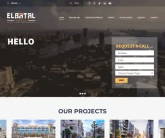 Elbatal-Egypt.com(Just another WordPress site) Screenshot