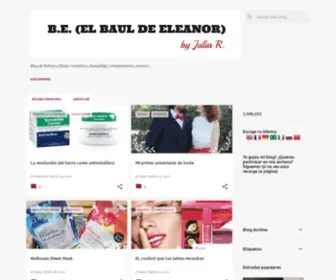 Elbauldeeleanor.com(B.E. (El Baúl de Eleanor) by Julia R) Screenshot