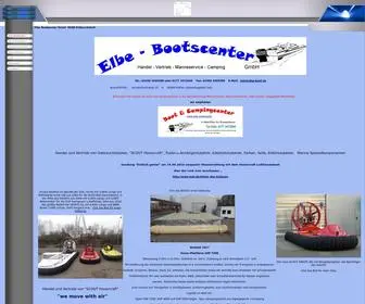 Elbe-Boot.de(Hovercraft Luftkissenboot) Screenshot